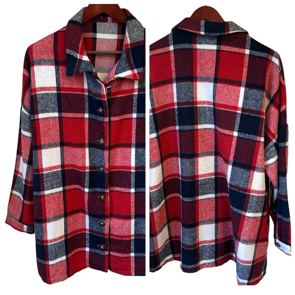 Plaid Jacket XL